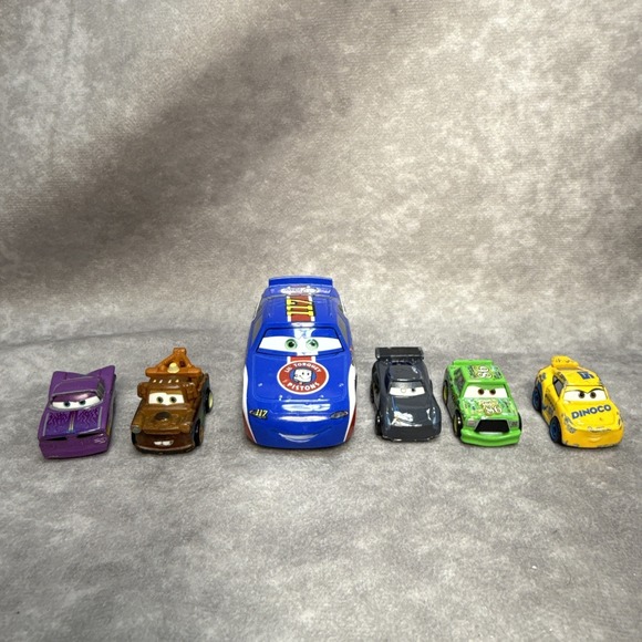 Mattel Other - Disney Pixar Cars Mini Racers Lot Mater Ramone Cruz XRSJackson Hicks Lil Torquey
